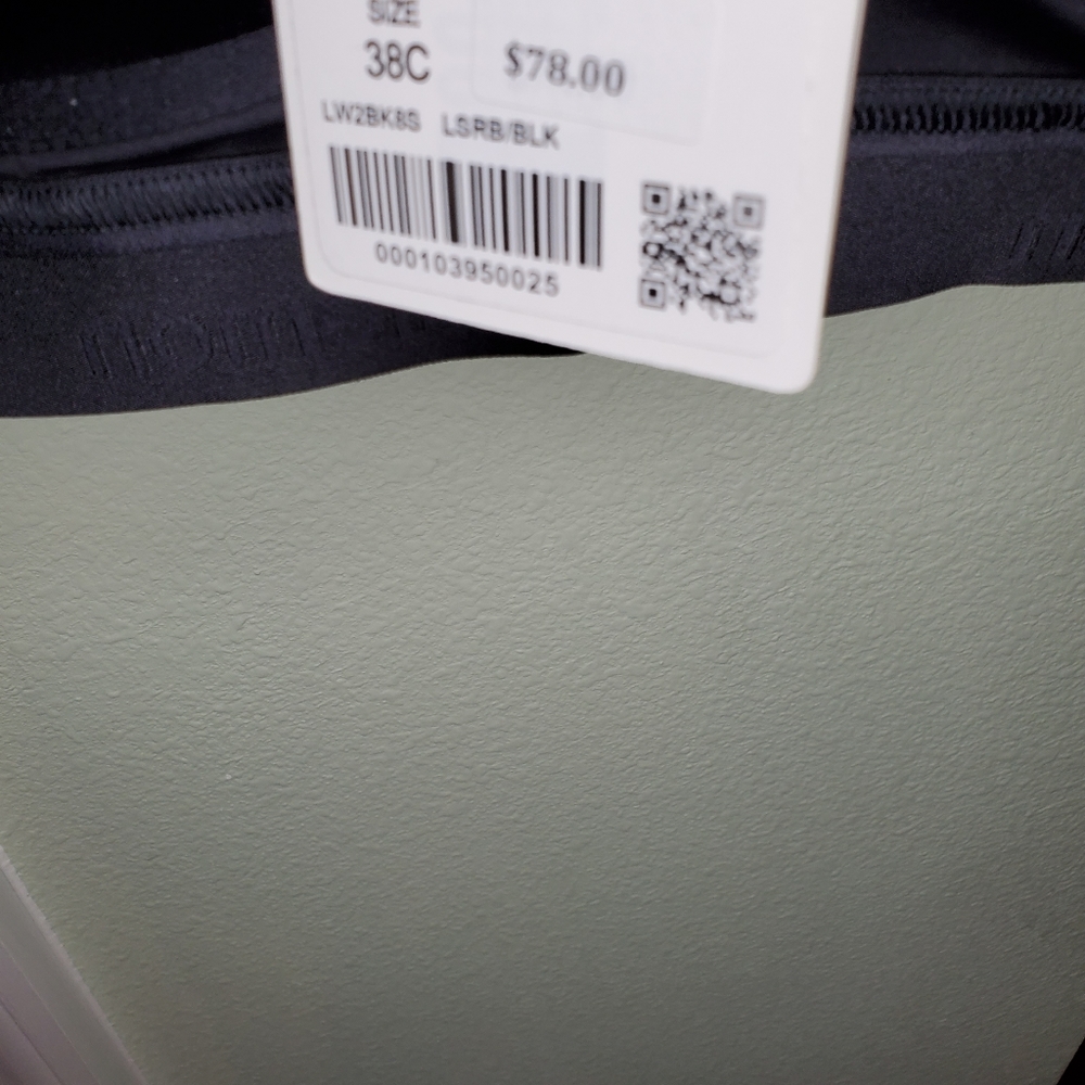 Nwt lululemon lacescape spanish rose black floral fine form bra size 32C 32E 38C - Picture 3 of 10